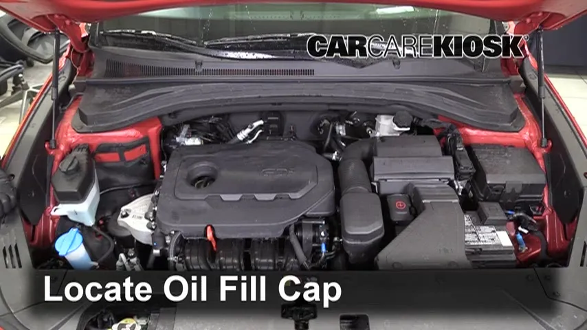 2020 Hyundai Santa Fe Limited 2.4L 4 Cyl. Aceite